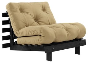 Musztardowy fotel Roots Black Night – Karup Design