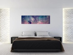 Obraz - Nieziemskie nocne niebo (170x50 cm)