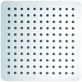 Deszczownica XXL ze stali nierdzewnej DPG2007Super płaska - 25 x 25 cm