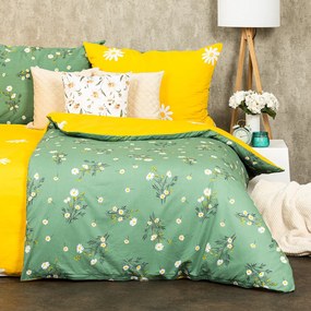 4Home Pościel bawełniana Meadow, 220 x 200 cm, 2 szt. 70 x 90 cm