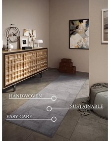 Szary wełniany chodnik tkany ręcznie 80x250 cm Alexis – Villeroy&amp;Boch