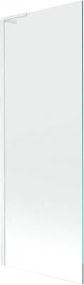 Mexen Next L parawan nawannowy 1-skrzydłowy 70 x 150 cm, transparent, biały - 895-070-000-03-00-20