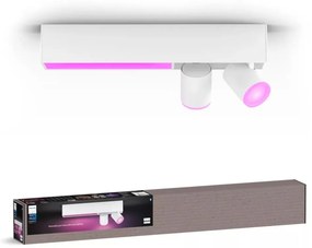 Philips-LED RGBW Ściemnialne oświetlenie punktowe Hue CENTRIS 2xGU10/4,2W+ LED/11W