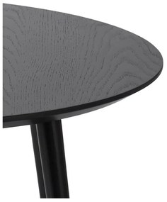 Czarne okrągłe stoliki zestaw 2 szt. ø 88 cm Adda – Unique Furniture