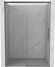 Mexen Rox drzwi prysznicowe rozsuwane 160 cm, transparent, gun metal - 8C2-160-000-95-00