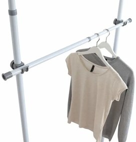 Szyna do garderoby, drążek do ubrań HERKULES 2 sztuki, 75-120cm, WENKO