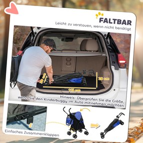 PawHut Wózek dla Zwierząt, Smycze Bezpieczeństwa, Okna z Siatki, 76Dł x 44Szer x 103Wys cm, Granatowy