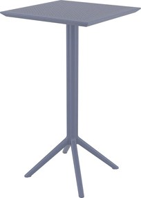 Składany stół barowy z kwadratowym blatem Sky Folding Bar 60