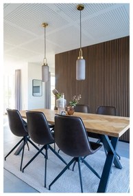 Brązowe krzesła zestaw 2 szt. Monaco – House Nordic