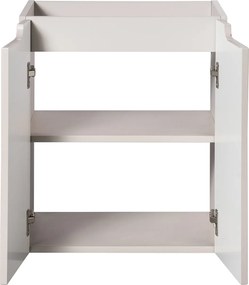 Wisząca szafka umywalkowa 2-drzwiowa Nova 50 cm, kaszmir mat