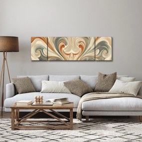 Obraz - Wiry w ziemistych barwach (170x50 cm)