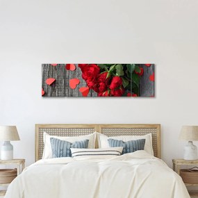 Obraz - bukiet róż (170x50 cm)