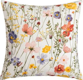 Poszewka na poduszkę z mikrofibry WILDFLOWERS 45x45 cm, kolorowy