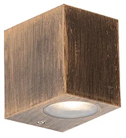 Zewnetrzna Winylowa lampa ścienna antyczne złoto plastik - BalenoPrzemysłowy Oswietlenie zewnetrzne