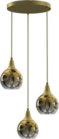 Lampa złota wisząca glamour Z8-D60