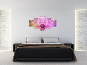 Obraz - aura medytacji (125x70 cm)