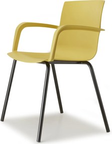 Krzesło biurowe na metalowych nogach Manila M01 S40