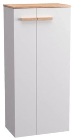 Szafka średnia L-WOOD 50 cm biały połysk KROFAM