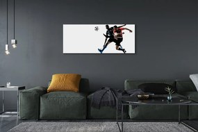 Fotoobraz na płótnie Drużynowa Rywalizacja Na Boisku