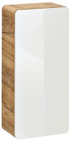 Zestaw podwieszanych mebli łazienkowych Zeftox 3Q 80 cm - Biały połysk
