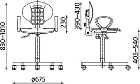 Krzesło spec. Nargo Steel