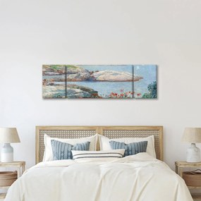 Obraz - Childe Hassam, Poppies,  Isles of Shoals, reprodukcje (170x50 cm)