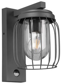 Lampa zewnętrzna z czujnikiem ruchu (wysokość 28 cm) Tuela – Trio