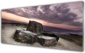 Szkło do Kuchni na Ścianę Monumentalna Formacja Skalna