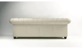 Kremowa aksamitna sofa 230 cm Cambridge – Ropez