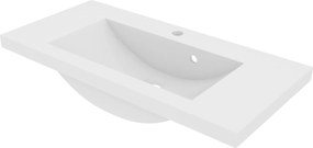 Umywalka wpuszczana w blat z konglomeratu WAVE 80 cm