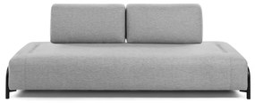 Jasnoszara sofa z podłokietnikami Kave Home Compo