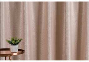 Brązowa zasłona 140x270 cm Cora – Mendola Fabrics