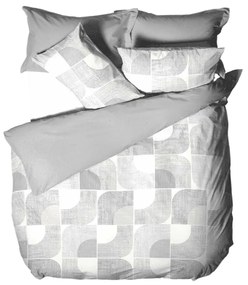 B.E.S. Petrovice Flanelowa pościel Nordic Grey,140 x 200 cm, 70 x 90 cm