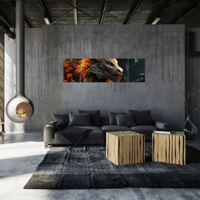 Obraz - Smok (170x50 cm)