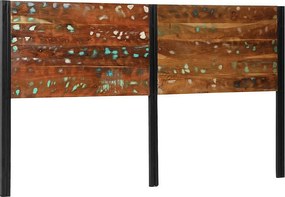Zagłówek z litego drewna i żelaza 180 cm