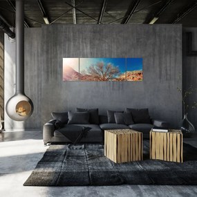 Obraz drzewa na pustyni (170x50 cm)