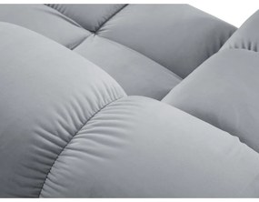 Jasnoniebieska aksamitna sofa 379 cm Bellis – Micadoni Home