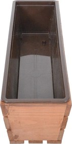 Drewniana doniczka 61 cm Modern – Rojaplast