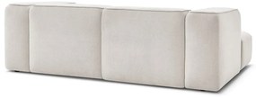 Beżowy narożnik z materiału bouclé (lewostronny) Zephyr – Bobochic Paris