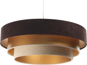 Okrągła lampa wisząca z trzyczęściowym abażurem S455 T9-H80