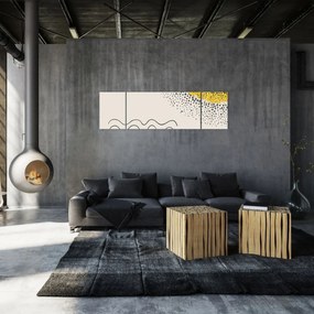 Obraz - Abstrakcyjny obraz plaży N⁰1 (170x50 cm)