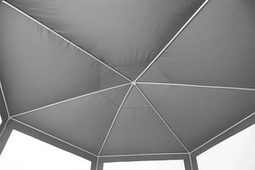 Pawilon ogrodowy, handlowy 2x2x2 m z moskitierą Gardiva N-GY, szary