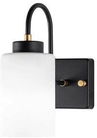 Czarno-biały kinkiet ø 10 cm Duzsuz – Opviq lights