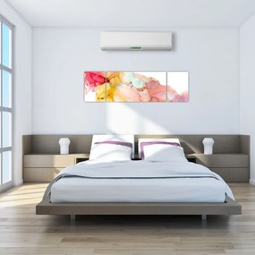 Obraz - Atramentowa abstrakcja (170x50 cm)