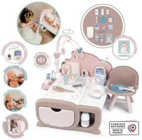 Smoby baby nurse elektroniczny duży kącik opiekunki dla lalki 19 akcesoriów