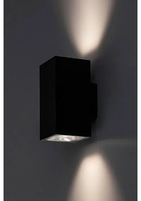 Rabalux 77157 zewnętrzna oprawa ścienna LED Urfa,18W, IP65, czarna, 16 cm