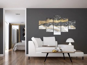 Obraz - Mandala w marmurze (125x70 cm)