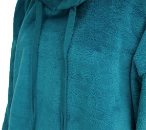 Koc bluza z rękawami i kapturem CHILL damska - różne kolory Kolor: Petrol