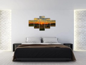 Obraz - Wiejskie bale (125x70 cm)