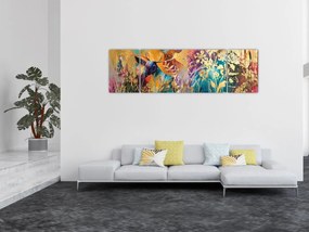Obraz - Abstrakcyjny obraz natury (170x50 cm)